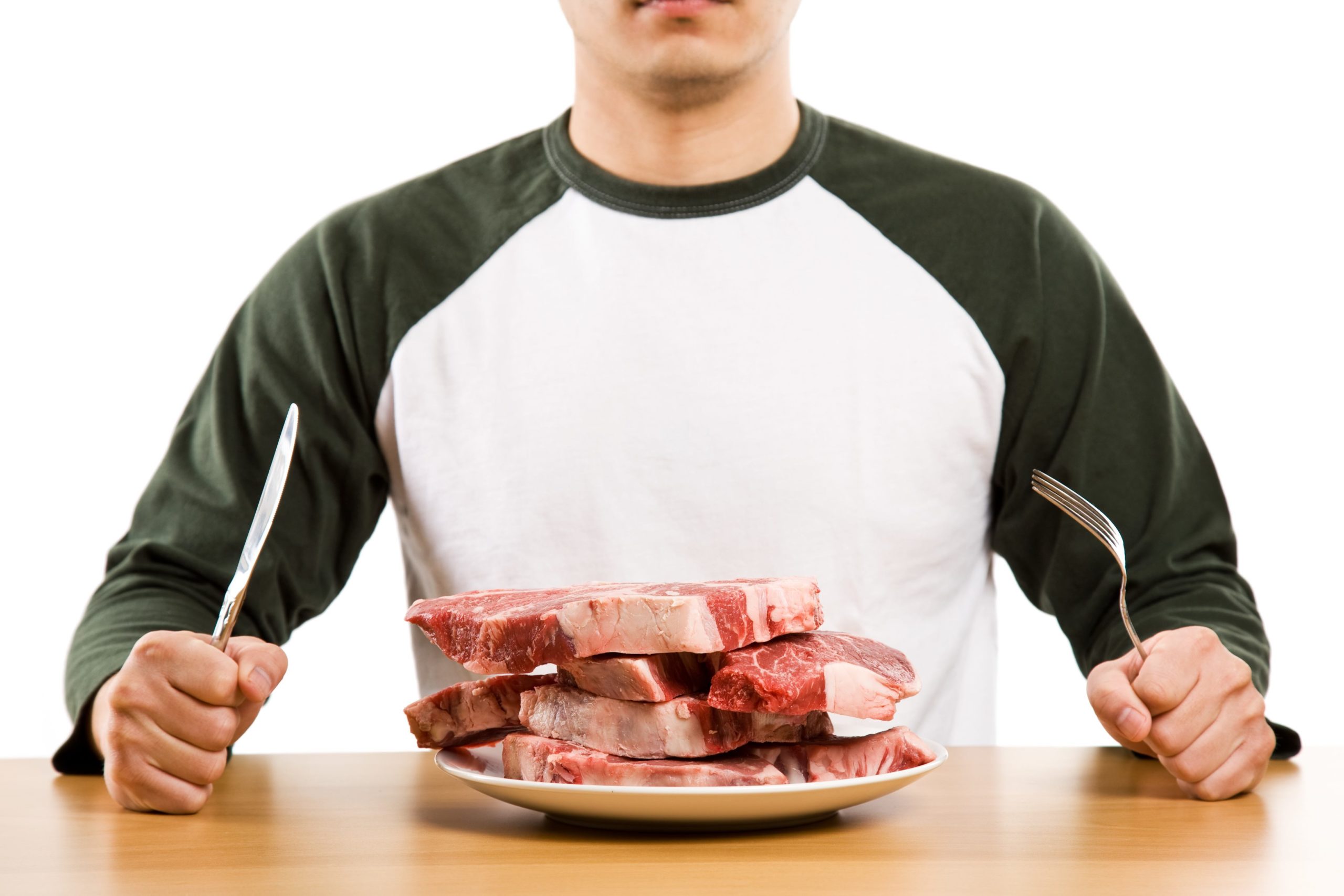 مادة غذائية يمكن الحصول عليها عند التغذي على اللحوم .