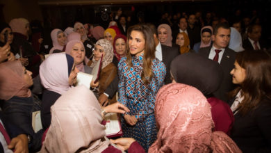 جلالة الملكة رانيا العبدالله في حفل الجوائز