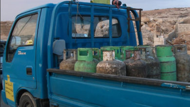 سيارة توزيع غاز في عمان - ارشيفية