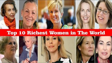 صورة تجمع اغنى 10 نساء في العالم