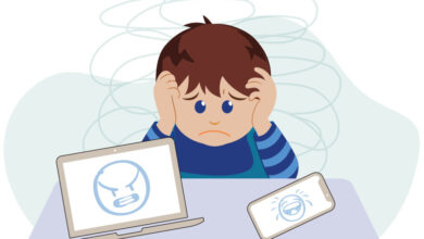 التنمر الالكتروني ضد الاطفال